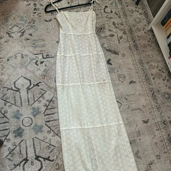 Reformation | Dresses | White Floor Length Lace Dress From Reformationnwt | Poshmark Reformation | Dresses | White Floor Length Lace Dress From Reformationnwt | Poshmark